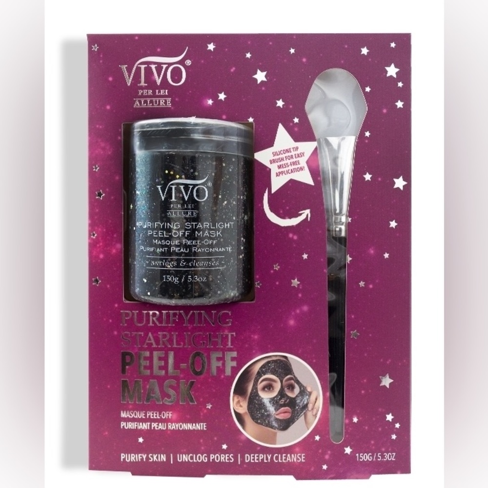 Purifying Starlight Peel-Off Mask with Silicone Brush